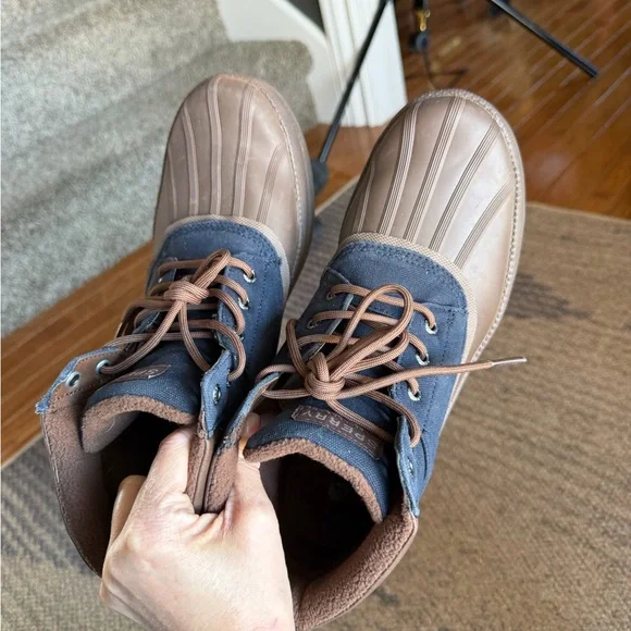 Sperry Navy and Chocolate Duck Boots - Picture 7 of 7